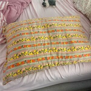 🦃FLASH SALE🦃 Slip Orange and Yellow Floral Pillowcase